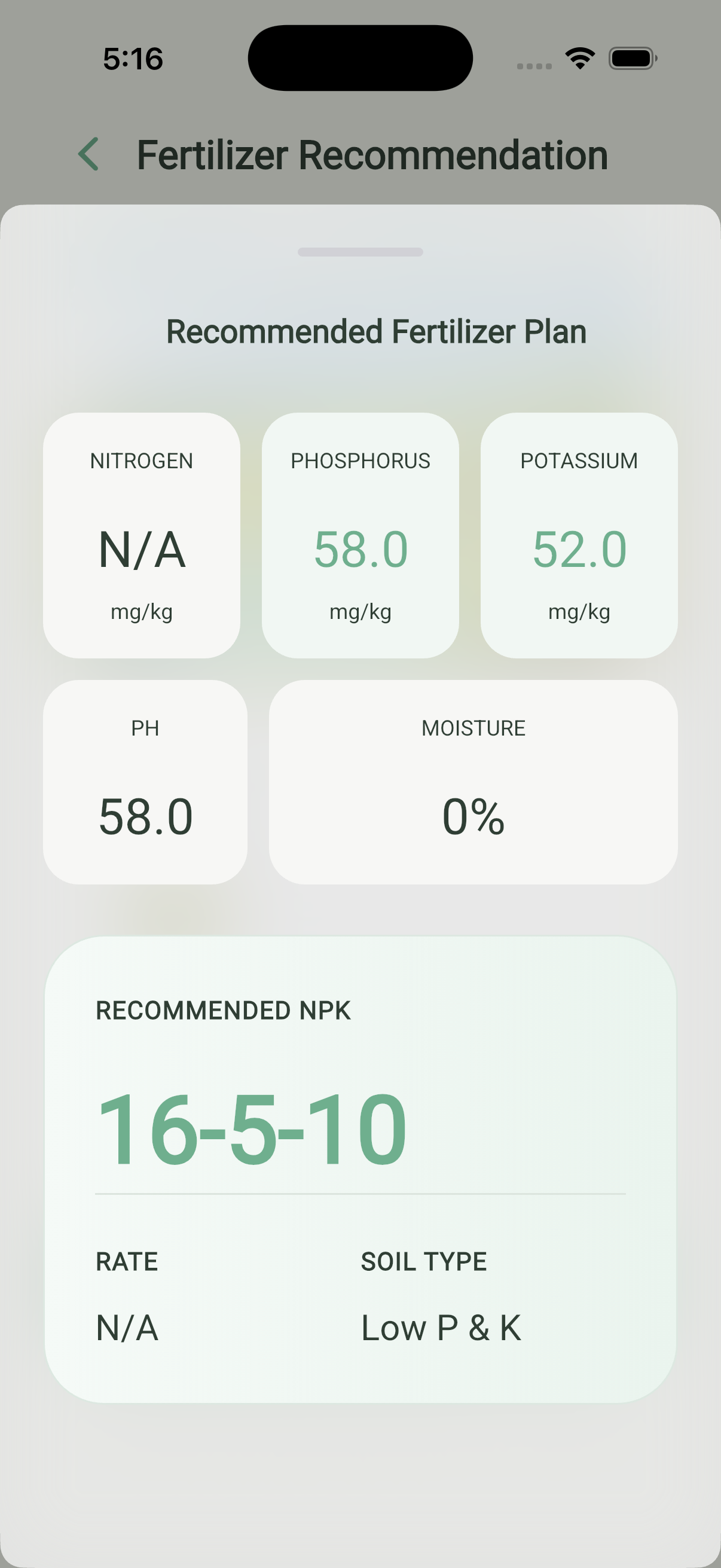 Fertilizer Planner